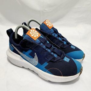 Nike Crater Impact Shoes Midnight Blue/White DB3551-400 Clean Size 6Y Womens 7.5